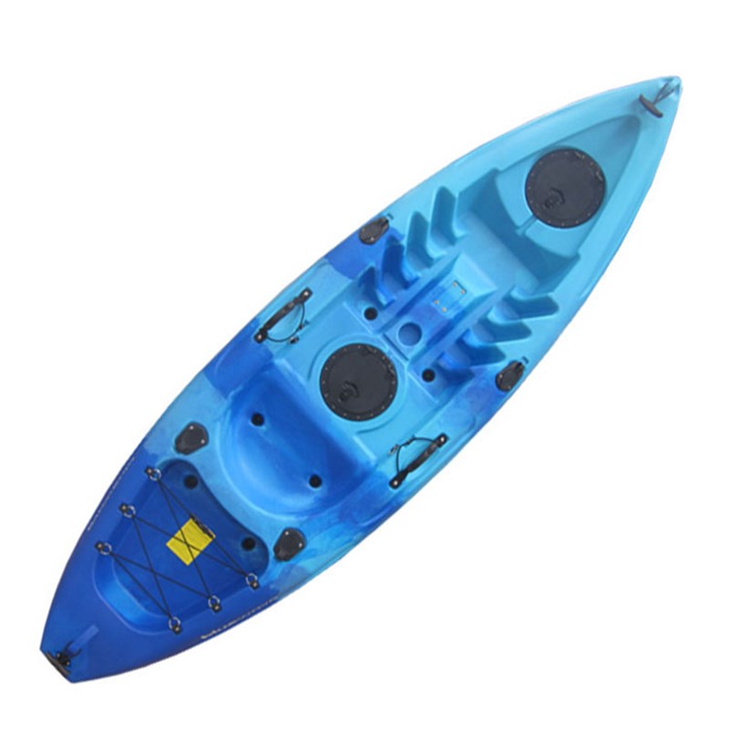 塑料钓鱼船冲浪艇比赛训练硬艇漂流船PE船小船滚塑皮划艇