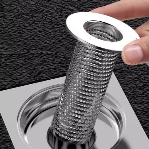 不锈钢毛发地漏过滤网面盆下水管道卫生间洗手池脸盆防堵虫网罩器