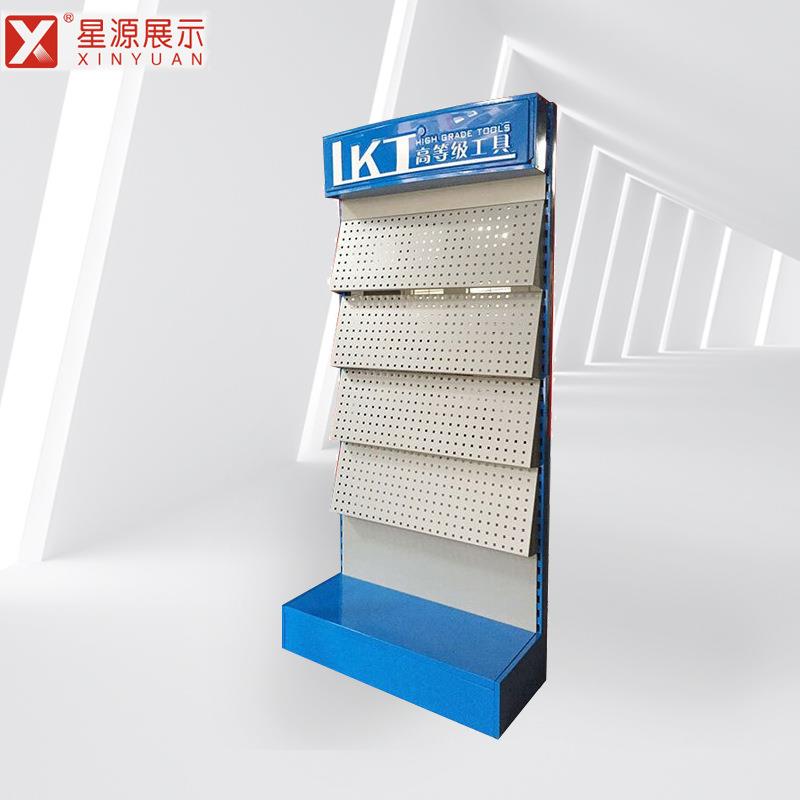 货架斜背板方孔展架展示架货架电动五金工具可穿线