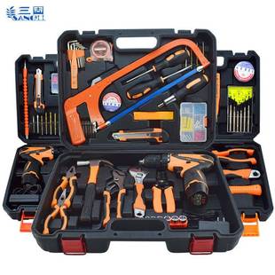 工具箱套装手动工具大全日常家用手工五金电工专用维修多功能全套