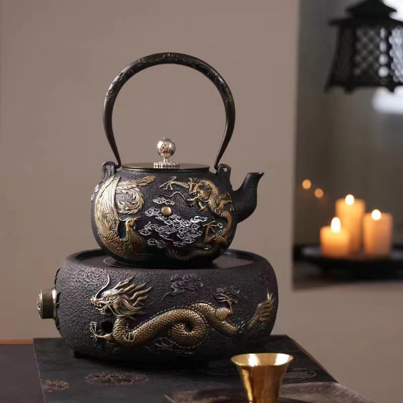 典工堂手工壶老铁壶套组铸铁壶南部生铁壶多款式铁茶壶无涂层