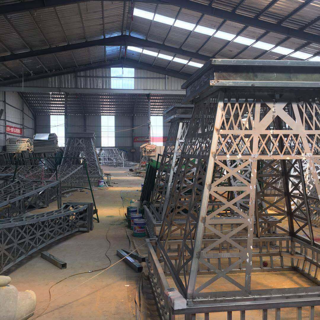 大型巴黎埃菲尔铁塔模型摆件落地户外铁艺金属摆设摄影婚庆道具