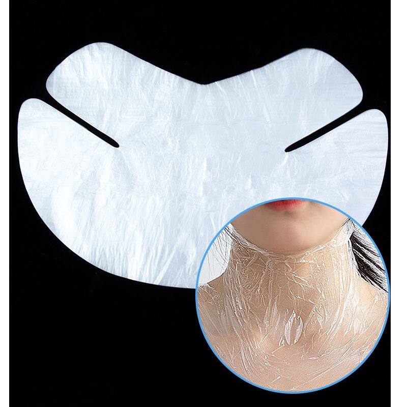 一次性保鲜膜颈膜贴塑料透明贴纸美容院专用颈部脖子颈纹面膜纸