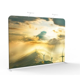 快速布展铝合金框架可定制 便携式背景签到板 快幕秀展示架