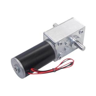 31ZY涡轮蜗杆微型直流减速电机双出轴12V24V自锁大扭力马达 5840