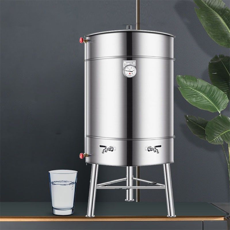 商用蒸汽盘管开水桶超大容量工业盘管烧水炉汽开水器单层双层保温