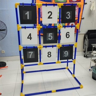 户外专业飞盘掷准九宫格训练网兜游戏道具活动练习投手反弹网