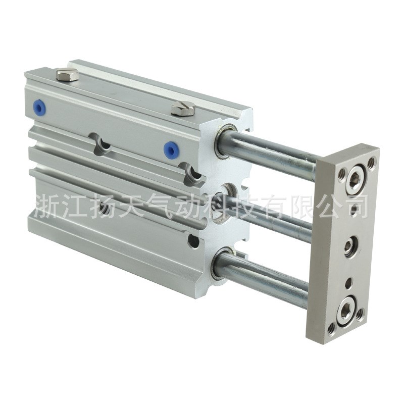 MGPM12-50Z带导杆三轴三杆气缸薄型滑动轴承加厚大推力小型气动缸