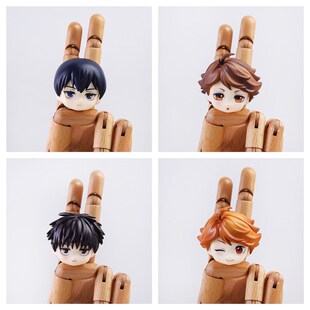 OB11新款好看男女头壳bjd娃娃人物头壳可拆卸娃娃头壳(无脸)