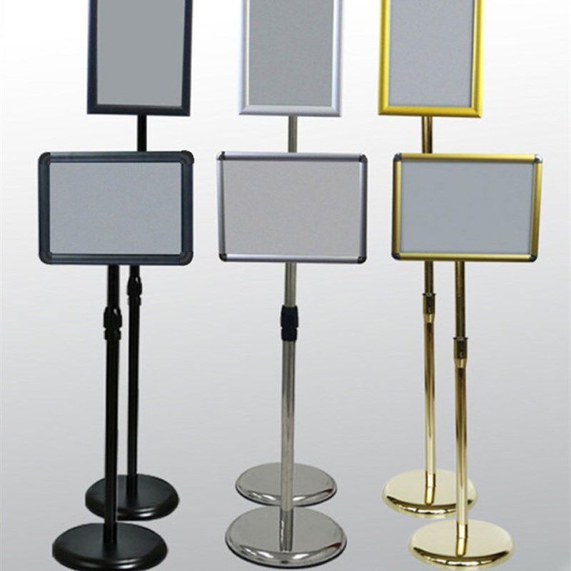 展示架落地广告立牌a4酒店立式门口a3指示牌导向商场牌不锈钢户外
