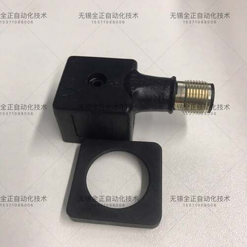 A型电磁阀插头转M12传感器 4针公电压250V OMAL连接器 AB2LA1M12M