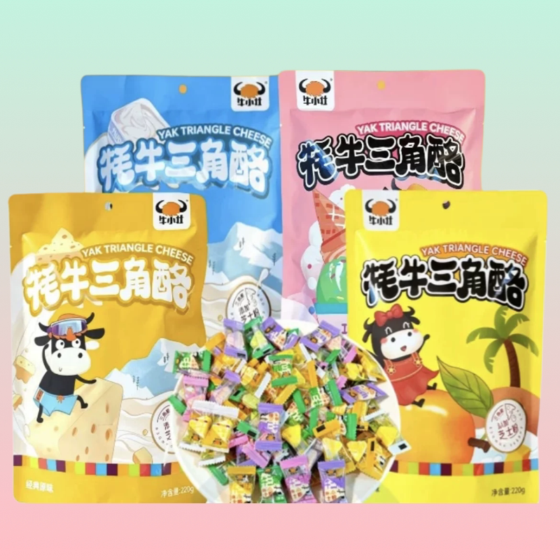 青海特产牛小壮牦牛三角酪三角酪奶酪块儿童零食旅游伴手礼