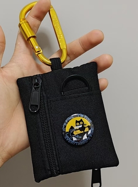 户外小号迷你零钱包银行卡身份证卡包可爱小挂包挂脖式拉链收纳包