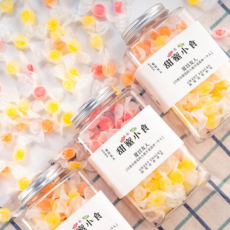 夏目友人水果味硬糖网红糖果零食礼盒硬糖散装喜糖过新年礼物女生