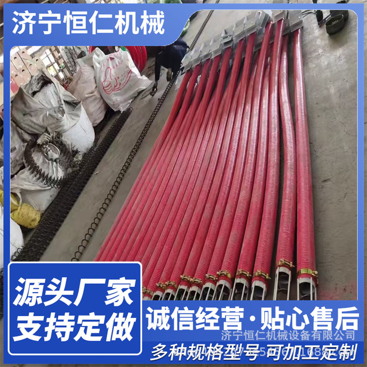 小型提升机 螺旋不锈钢上料机 自吸倾斜圆管提升