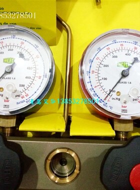 威科REFCO R410A/R32加液表组 BM2-6-DS-R32 加氟表 高低压双表