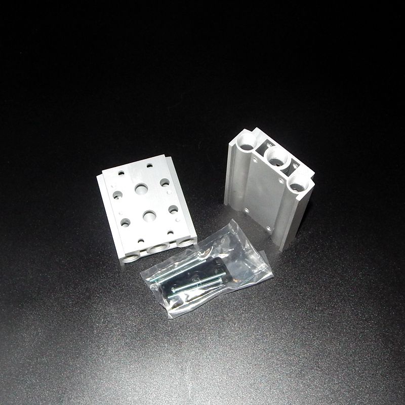 电磁阀底座4V410-15连接汇流板400M-2F3F4F5F6F7F8F9F10F12F位联