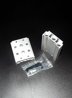 电磁阀底座4V410-15连接汇流板400M-2F3F4F5F6F7F8F9F10F12F位联