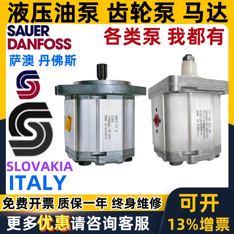 意大利丹佛斯齿轮泵SNP2NN/ 4.0 6.0 8.0 0 11 14 17 25 19RN01BA