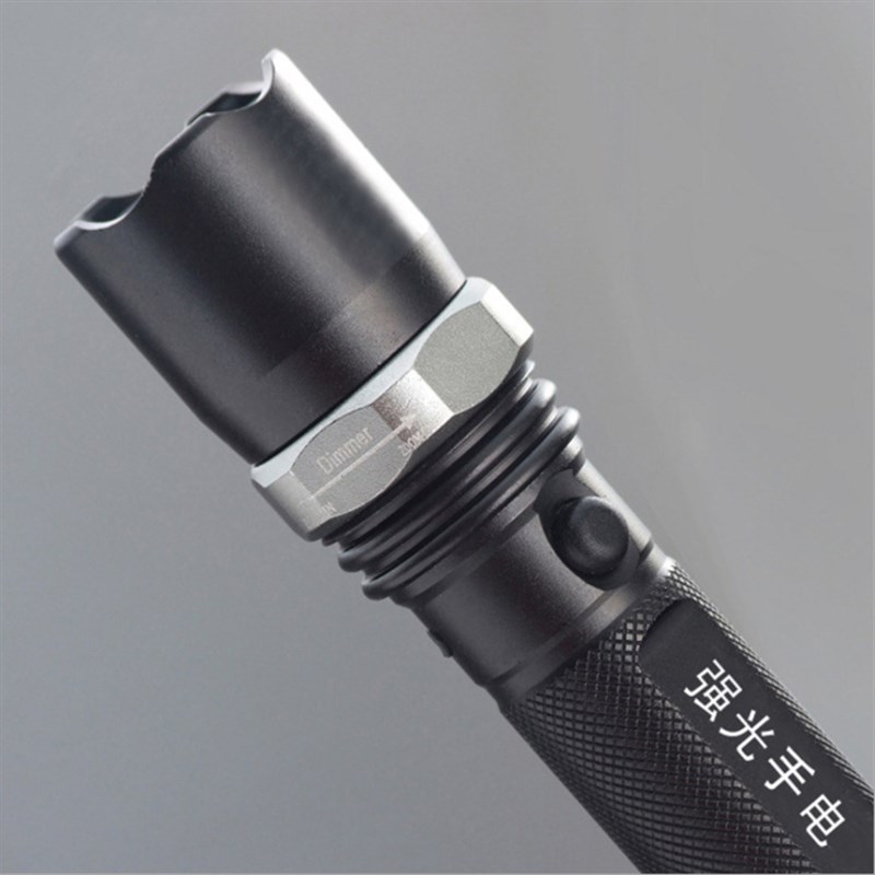 强光手电筒可充电超亮远射1000氙气家用w多功能便携小灯变焦LED