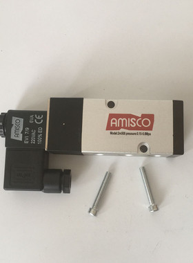 AMISCO板式电磁阀2M508 蝶阀气控阀换向阀气阀CY2531-08B AC220V