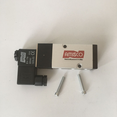 AMISCO板式电磁阀2M508 蝶阀气控阀换向阀气阀CY2531-08B AC220V