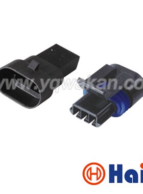 3P公母汽车接插件 3孔汽车连接器 全套含端堵 DJ7039Y-1.5-11/21