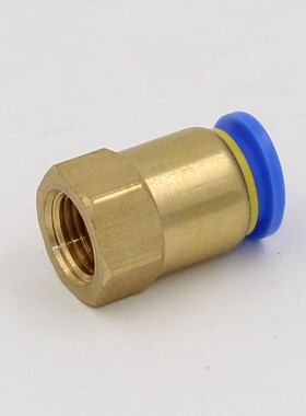 气管PCF内螺纹直通快速内牙接头4M5/601/802/1003/1204mm 分