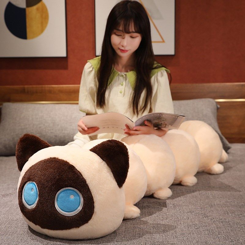 猫咪虫抱枕长条h枕床上枕头女生侧睡夹腿神器男生靠枕床头毛绒玩,玩具/童车/益智/积木/模型,毛绒/玩偶/公仔/布艺类玩具,淘宝优惠券,粉丝福利购,淘宝优惠卷