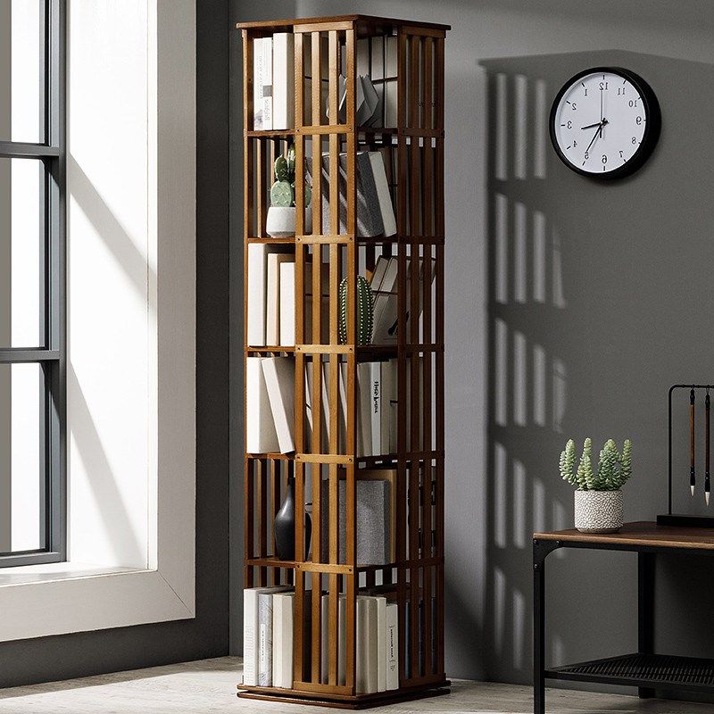 旋转书架落地置物架书柜子家用储物E儿童客厅格子展示简易卧室收,住宅家具,书架,淘宝优惠券,粉丝福利购,淘宝优惠卷