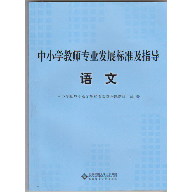 【正版图书】中小学教师专业发展标准及指导语文中小学教师专业发展标准及指导课题组编北京师范大学出版社9787303145034