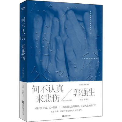 【正版图书】何不认真来悲伤郭强生时代华语出品江苏凤凰文艺出版社9787559462466