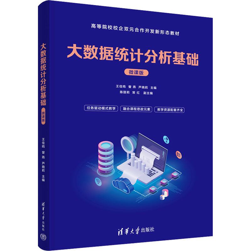 【正版书籍】大数据统计分析基础王佳鸣訾燕芦晓莉陈丽莉常红刘秀荣黄玉娟清华大学出版社9787302627128