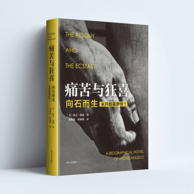 痛苦与狂喜1向石而生欧文斯通著张晓意武建博译南京大学出版社9787305158018