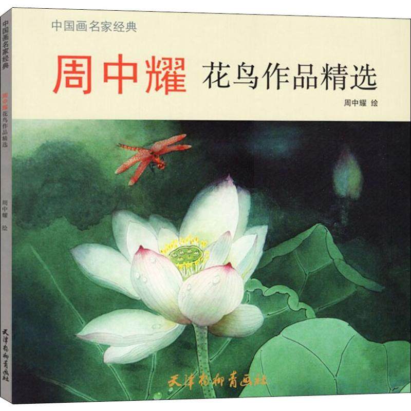 【保正版】周中耀花鸟作品精选中画名经典周中耀绘天津杨柳青画社出版社9787554709207