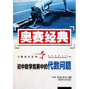 【保正版】奥赛经典专题研究系列初中数学竞赛中的代数问题张壵著湖南师范大学出版社9787564803551