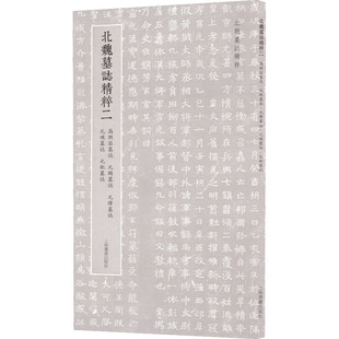 【正版图书】北朝墓志精粹北魏墓誌精粹二上海书画出版社上海书画出版社9787547927717