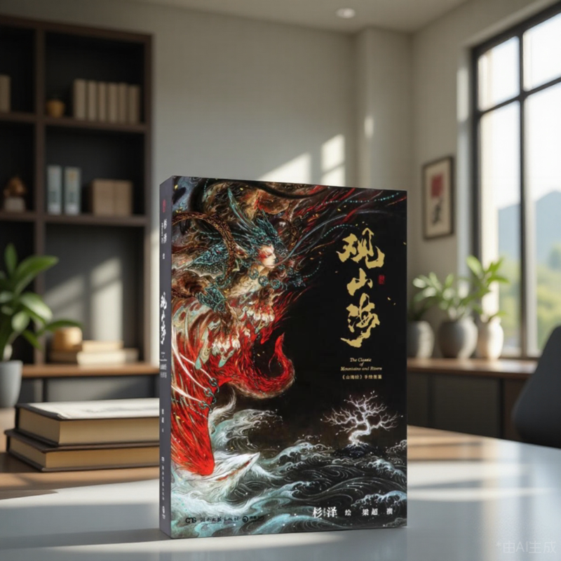 观山海山海经手绘图鉴杉泽著湖南文艺出版社9787540485696C