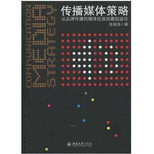 【正版图书】传播媒体策略陈俊良北京大学出版社9787301172988