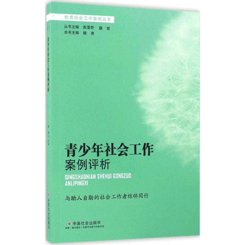 【正版图书】青少年社会工作案例评析社会工作案例丛书赵蓬奇编社会文化书中国社会出版社