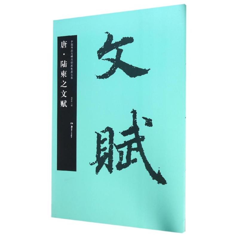 【正版图书】中国书法名碑名帖原色放大本唐陆柬之文赋胡紫桂编艺术湖南美术出版社