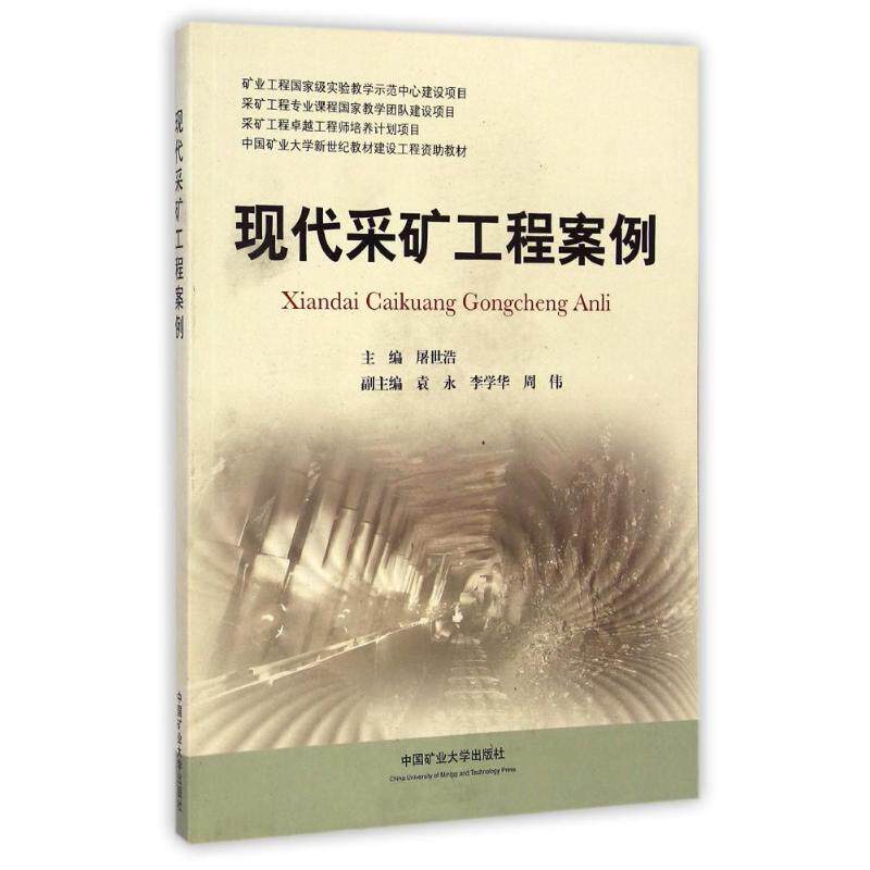 【正版书籍】现代采矿工程案例 屠世浩著 中国矿业大学出版社 9787564616595