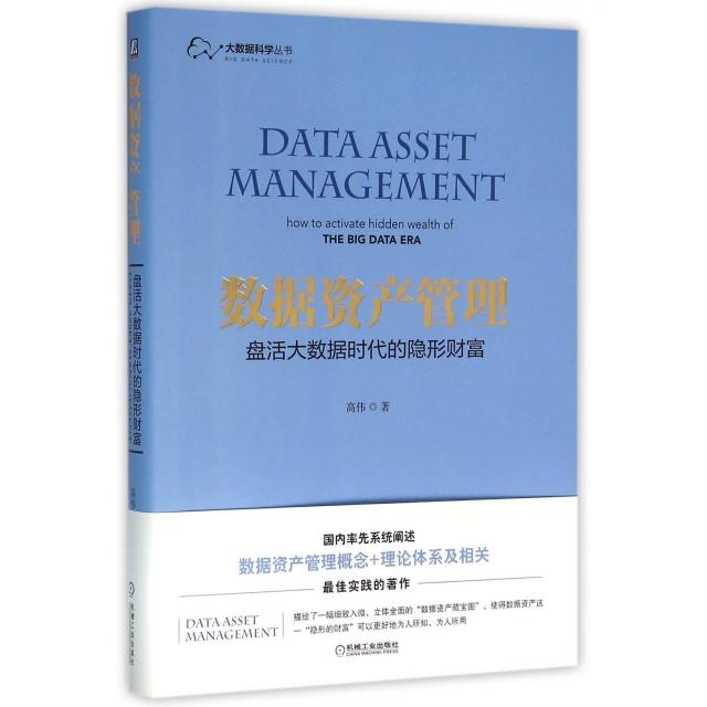 【正版图书】数据资产管理盘活大数据时代的隐形财富高伟著机械工业出版社9787111528807