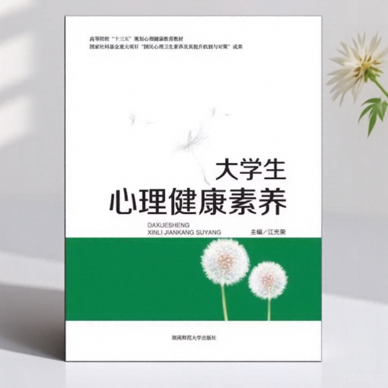 【保正版】大学生心理健康素养江光荣湖南师范大学出版社9787564839116
