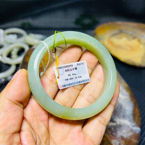 和田玉籽料手镯59mm