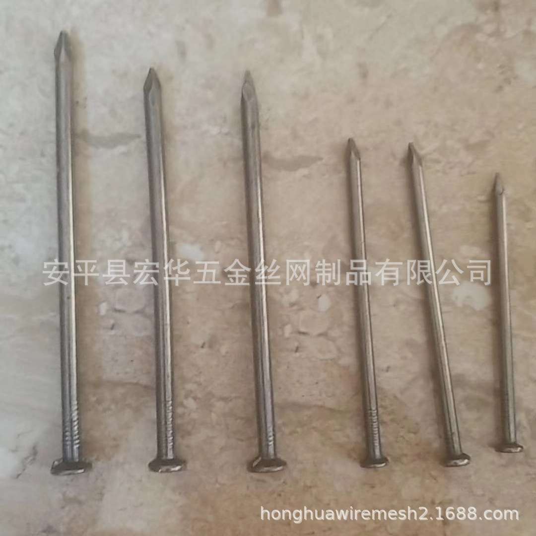 工厂 Q235铁丝钉2''2.5''普通圆钉木工铁钉建筑用钉子50mm60mm