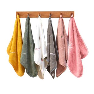 新生婴儿专用毛巾超柔软吸水不掉毛儿童洗脸洗澡口水围嘴巾珊瑚绒