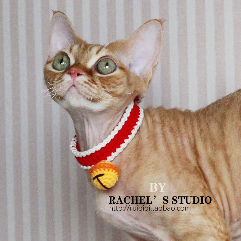 宠物猫咪狗狗毛线铃铛项圈无声红色宠物脖子饰品可爱针织英短泰迪,宠物/宠物食品及用品,项圈/肩带,淘宝优惠券,粉丝福利购,淘宝优惠卷