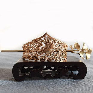 古风发箍汉服发冠宋制顶冠国同束发簪男女头饰明制发饰高马尾宫廷