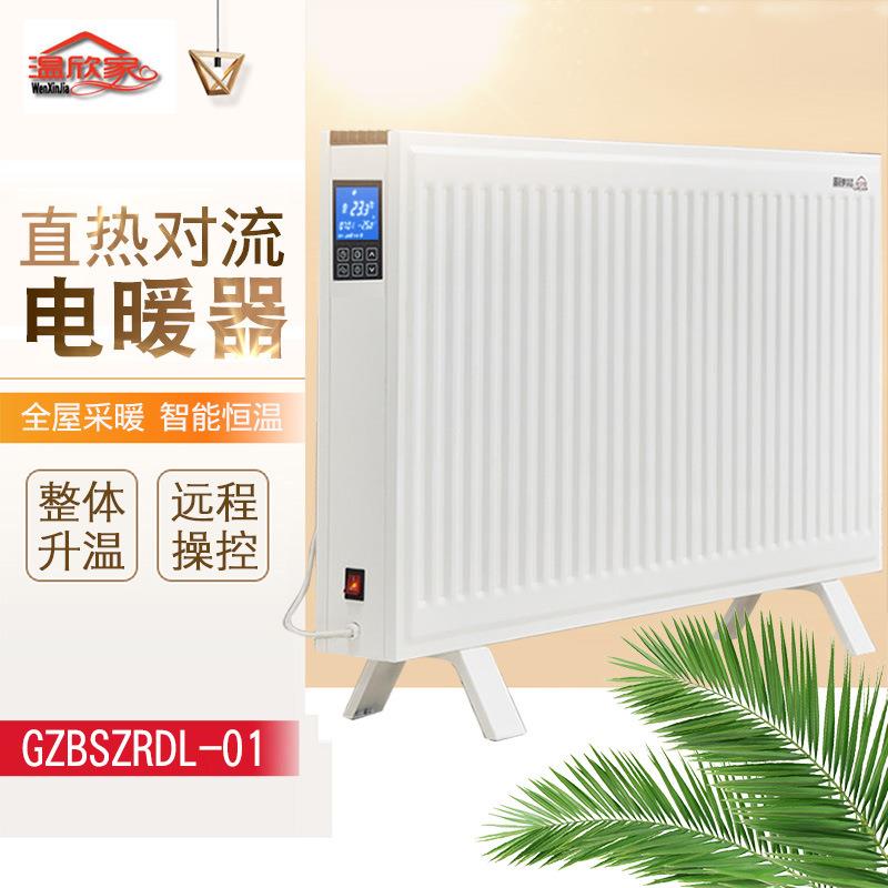 直热对流电暖气家用立式壁挂两用室内暖风机钢板式机械遥控取暖器